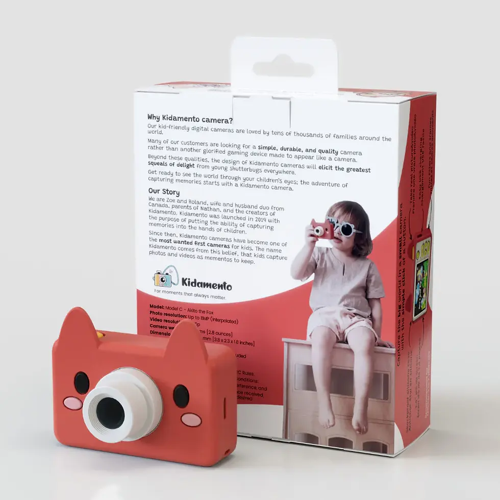 Thumbnail: KIDAMENTO - Akito the Fox Kids Digital Camera - Model C