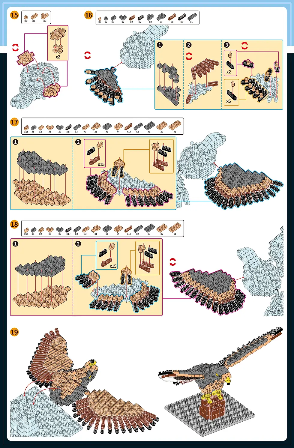 Thumbnail: MINI BUILDING BLOCKS - Peregrine Falcon