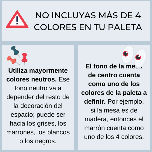 como escoger una paleta de colores para decorar
