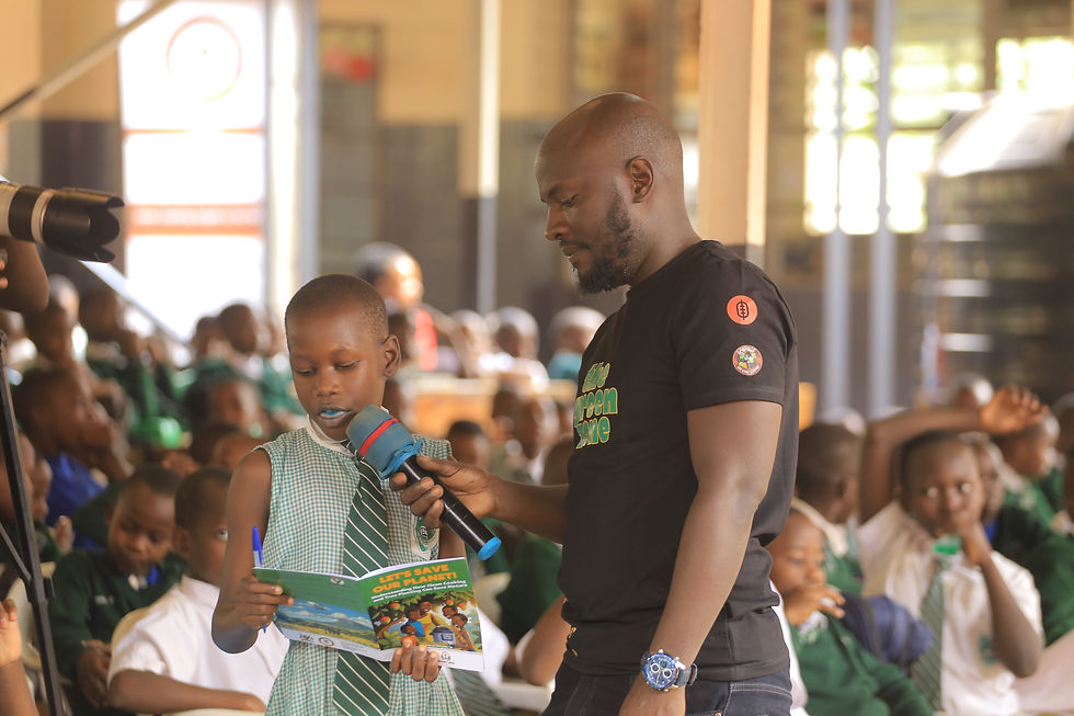Clean cooking and tree planting out reach at Nakasero Primary school by Green Lens