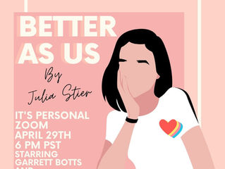 Premiere reading of 'Better as Us'