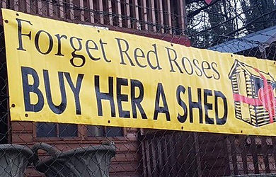 Forget Roses buy her a shed