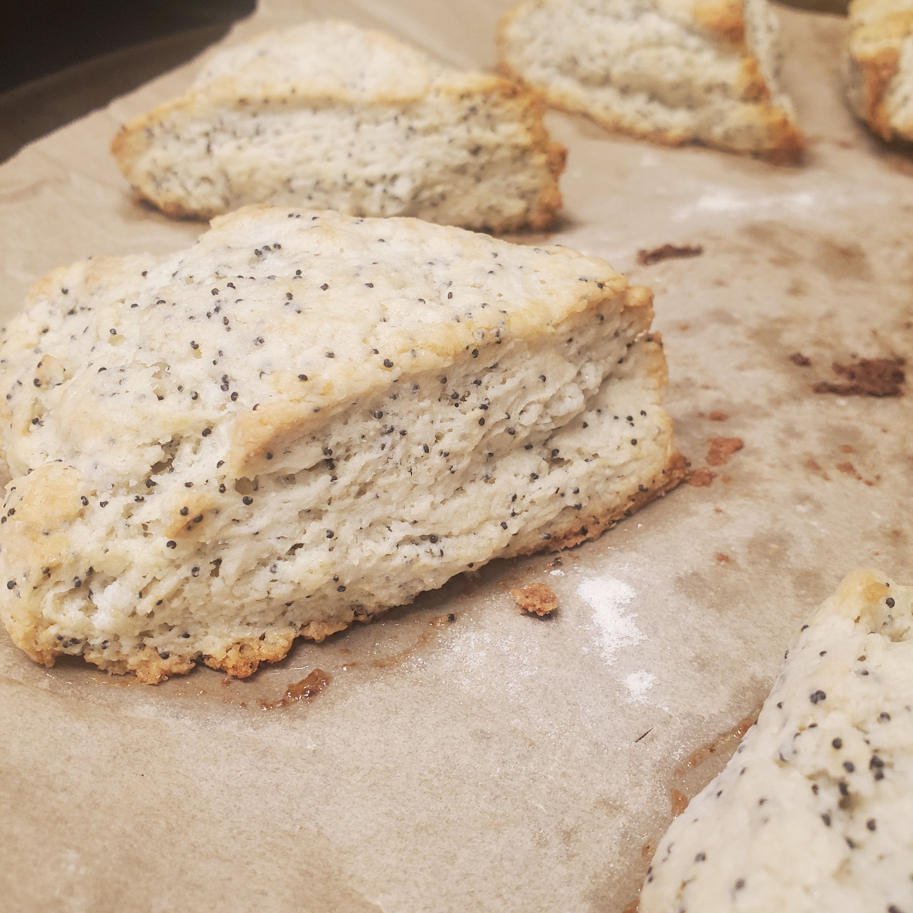 Lemon Poppyseed Scones