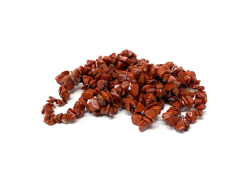 Thumbnail: Red Jasper Single Chips Elastic Bracelet  (Price is Per 10 Pieces Bag)
