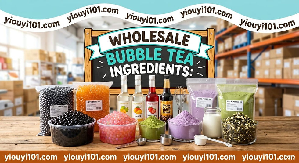 Wholesale Bubble Tea Ingredients