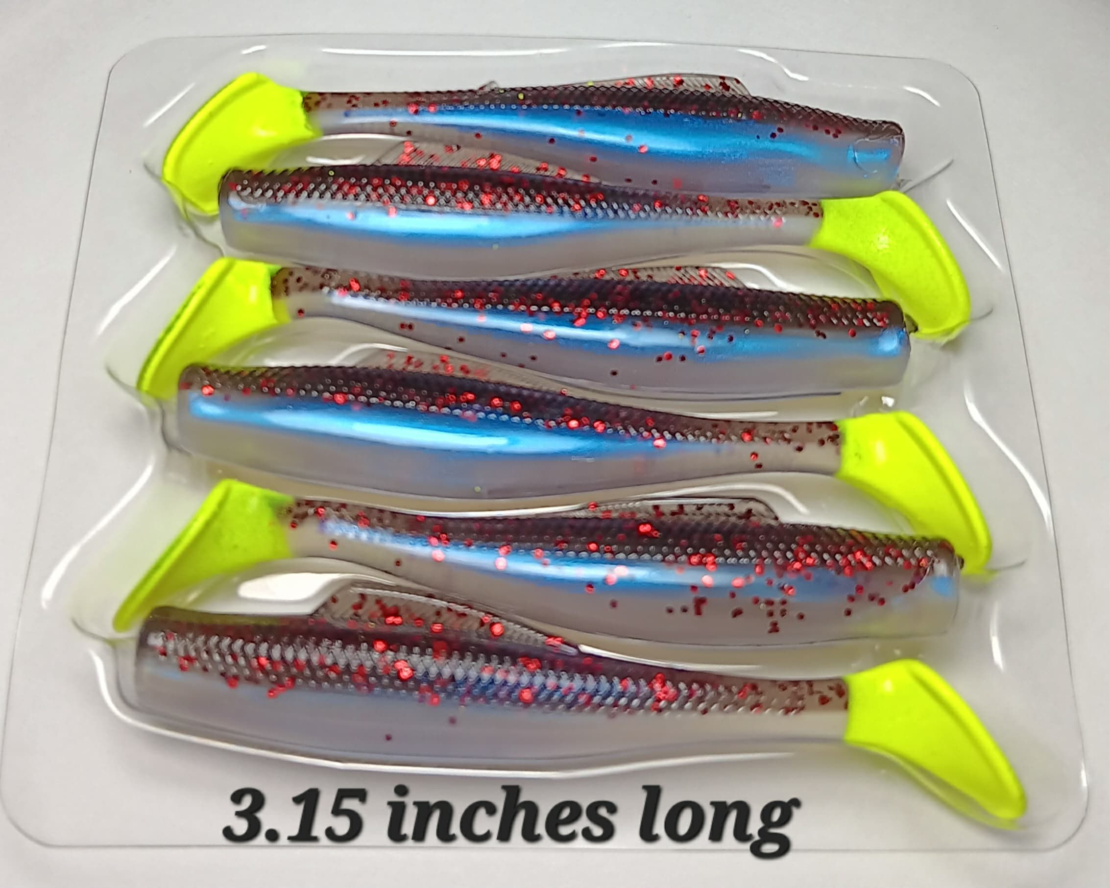 Red Glitter Blue Gray Yellow Ends