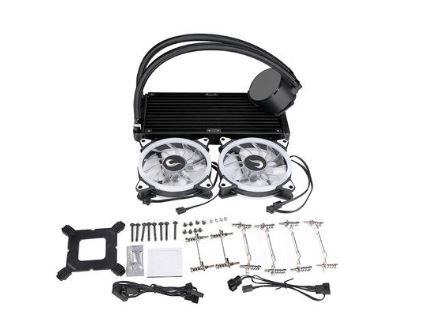 Miniatura: Water Cooler Gamer Rise Mode, ARGB, Intel e AMD, 240mm, Preto
