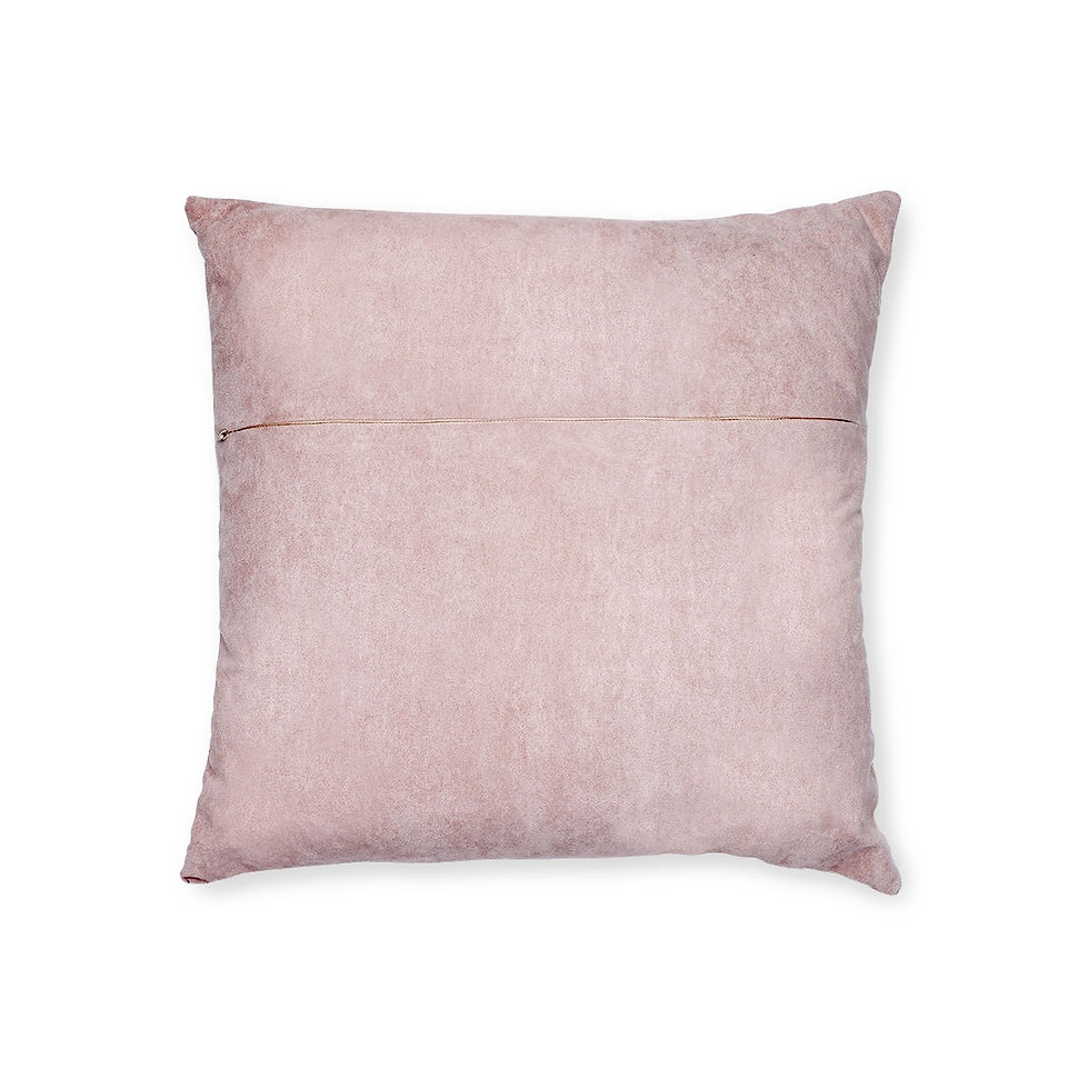 Thumbnail: Square Pillow - Pink Back
