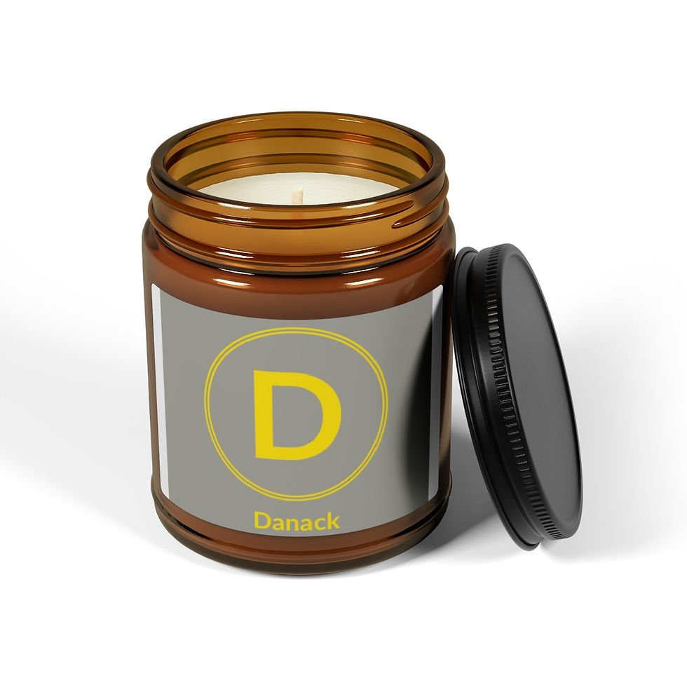 Thumbnail: Scented Soy Candle (Multi-Size, Amber Jar)