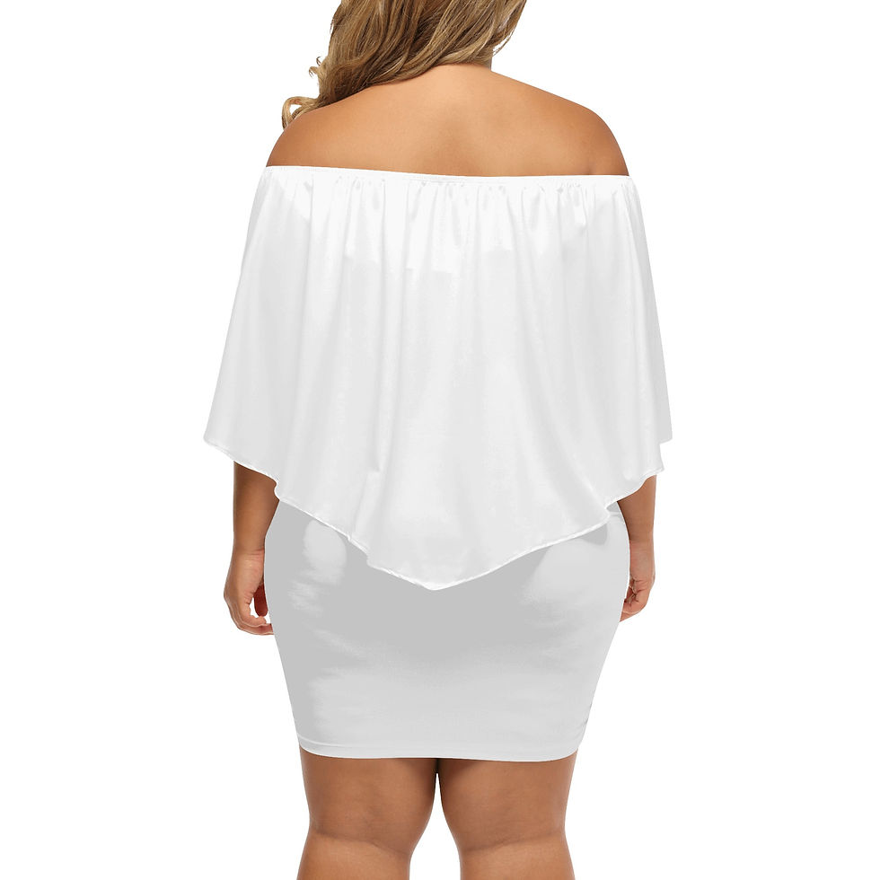 Thumbnail: Women's Off The Shoulder Wrap Dress