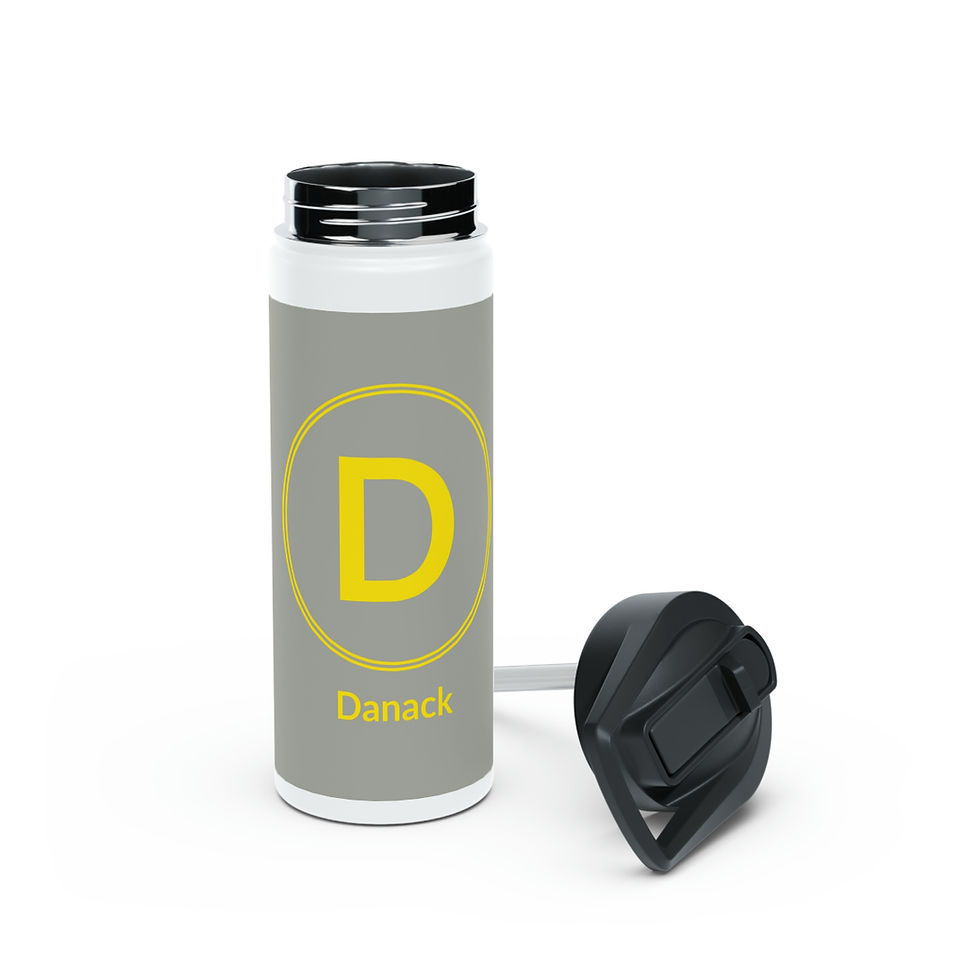 Thumbnail: Stainless Steel Water Bottle, Standard Lid