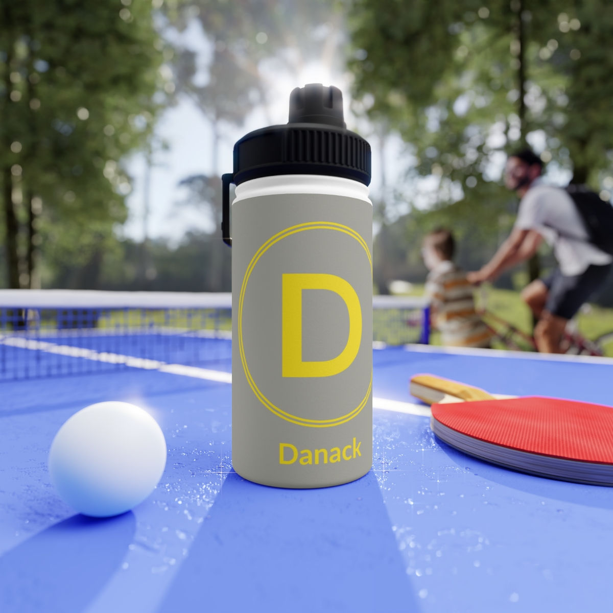 Stainless Steel Water Bottle, Sports Lid