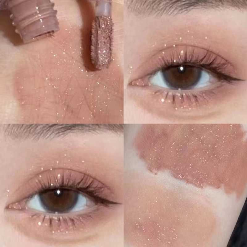 Thumbnail: Brown Glitter Eyeshadow Stick and Contour Cream Makeup