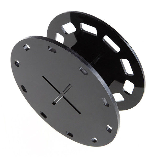 Thumbnail: 10-Hole Black Round Makeup Brush Holder