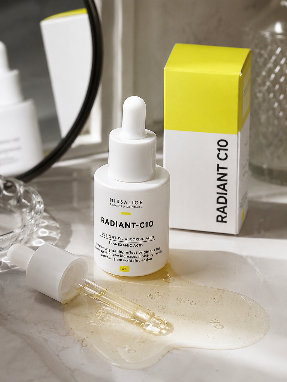 Миниатюра: Изсветляващ антиоксидантен серум с витамин Ц 10% (RADIANT C10) Miss Alice