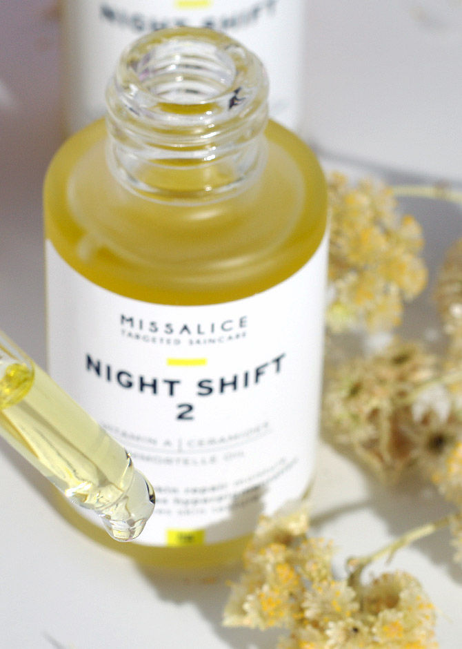Миниатюра: Антиейдж серум с ретинол и сквалан (NIGHT SHIFT) Miss Alice
