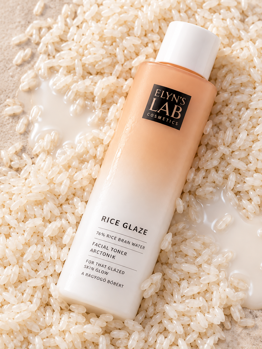 Оризов тоник за сияйна кожа с 76% оризов екстракт (Rice Glaze) ELYN'S LAB
