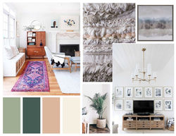 Living Room Concept board
