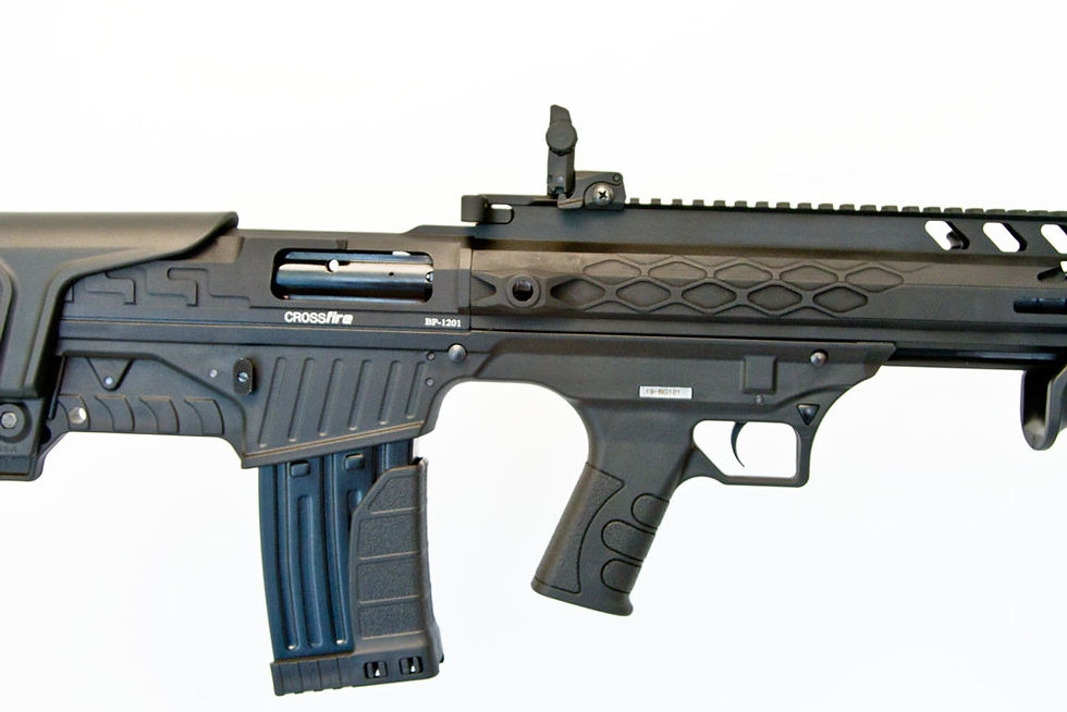 Thumbnail: Aksa Arms BP-1201 12G Semi-Auto / Pump Action hybrid bullpup