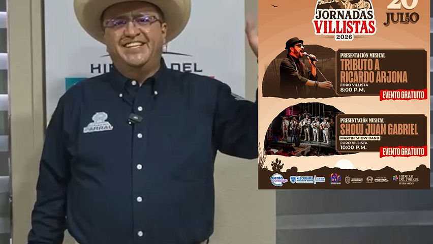 Confirma alcalde doble espectculo gratuito en el Foro Villista este 20 de julio