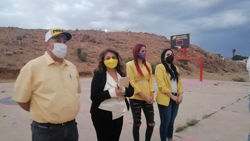El PRD arranca campaña en la Colonia El Preson