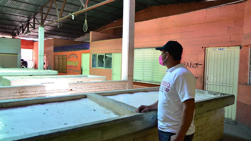 Se rehabilitara el mercado en Santa Bárbara: Ricardo Salcido
