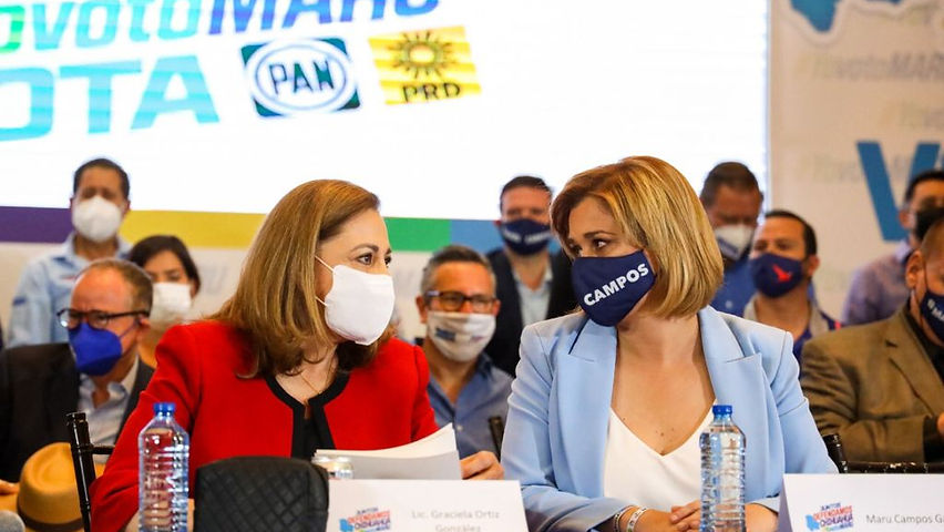 Maru Campos y Graciela Ortiz adheridas por un mejor Chihuahua