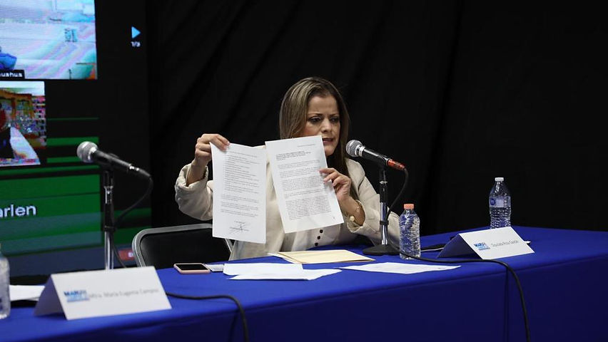 Firma renuncia del PRI Isela Gaytán