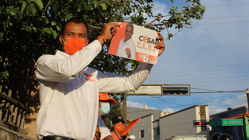 Que quiten mi publicidad no cambiará la intensión del electorado la gente ya decidió: César Peña