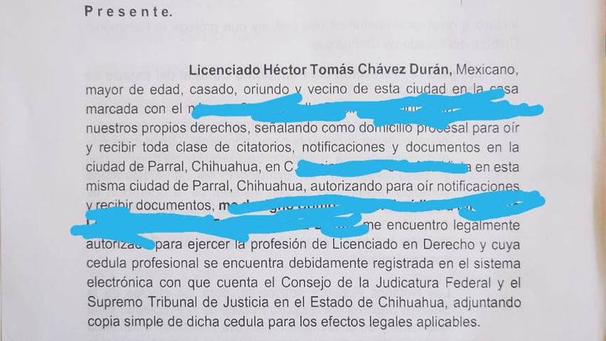 Formalizan denuncia contra alcalde y regidores