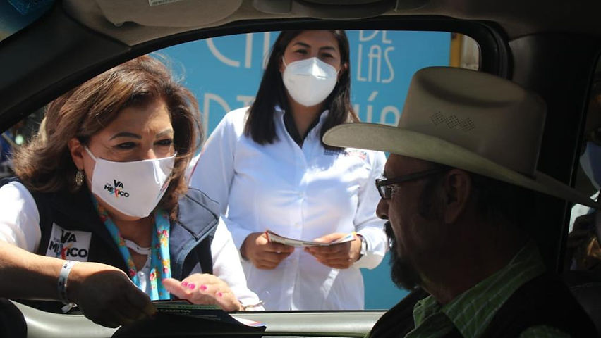 Ángeles Gutiérrez en Matamoros, presenta propuestas