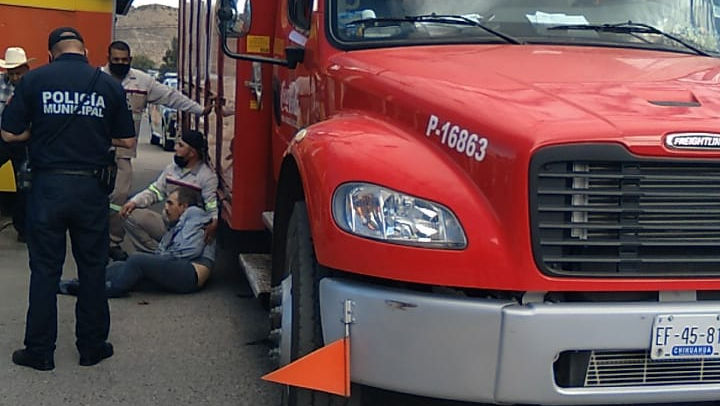 Peatón Lesionado por Camión de Coca Cola