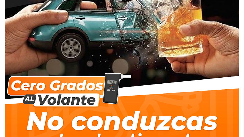 Implementan  campaña 0 grados al volante ante fiestas decembrinas 