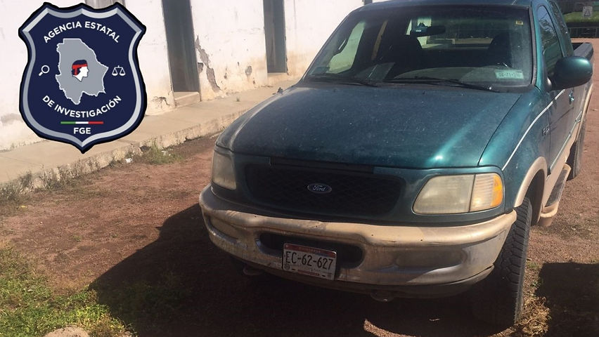 La AEI recupera camioneta con reporte de robo en Guachochi