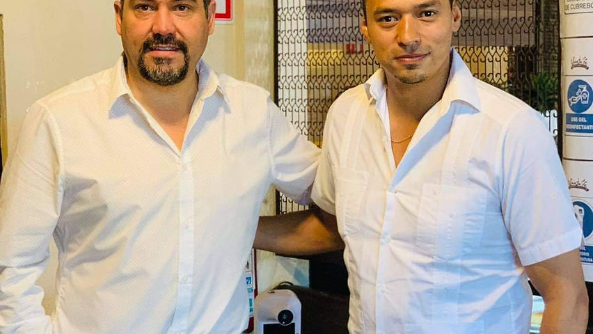 Edgar Piñón se reúne con Cesar Peña