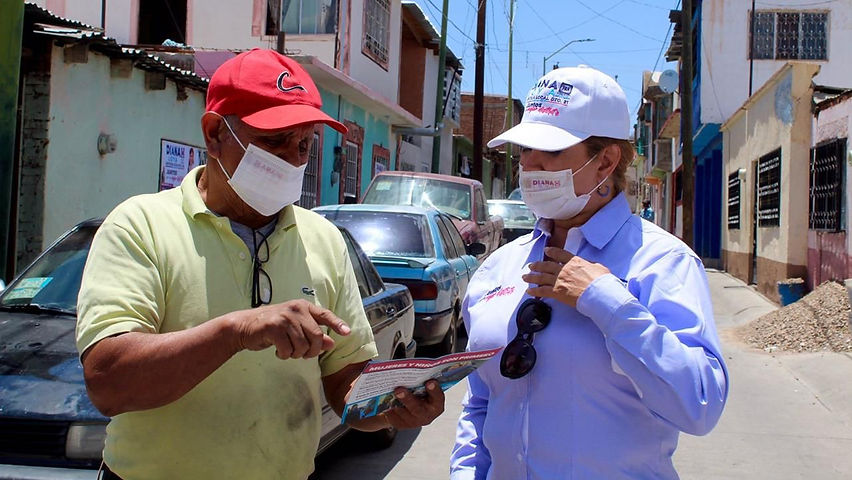 Vecinos de la Zapata y Morelos apoyan a Diana Loya