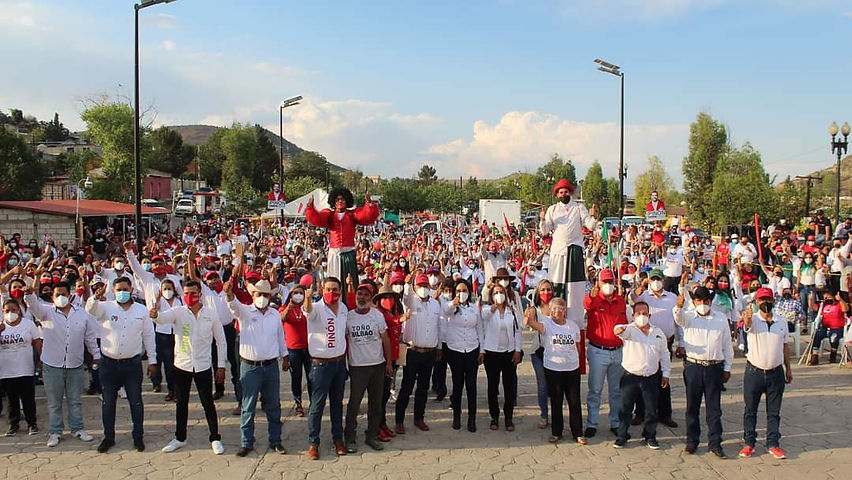 Edgar Piñón cierra de manera contundente su campaña electoral