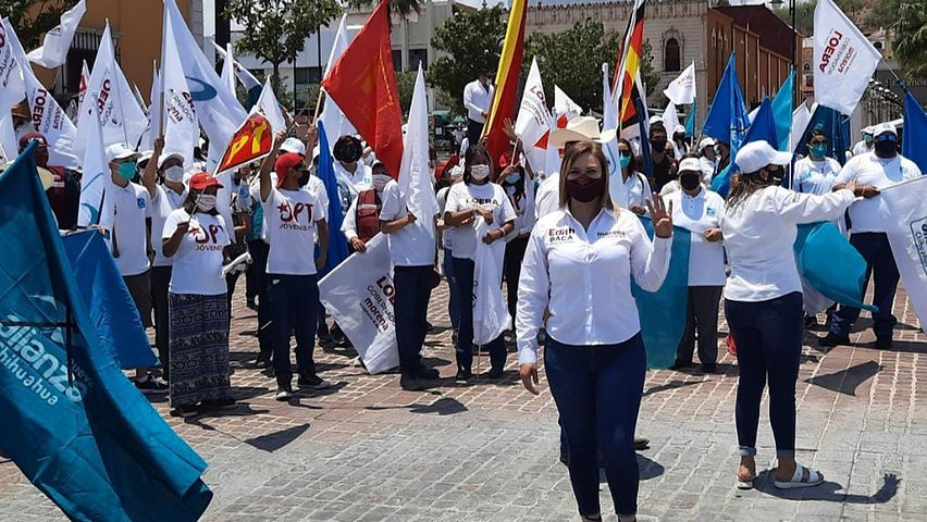 Edith Baca candidata a Sindica por Morena participa en activación estatal
