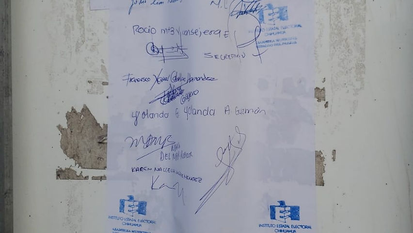 Llegan a Parral las boletas electorales para gobernador