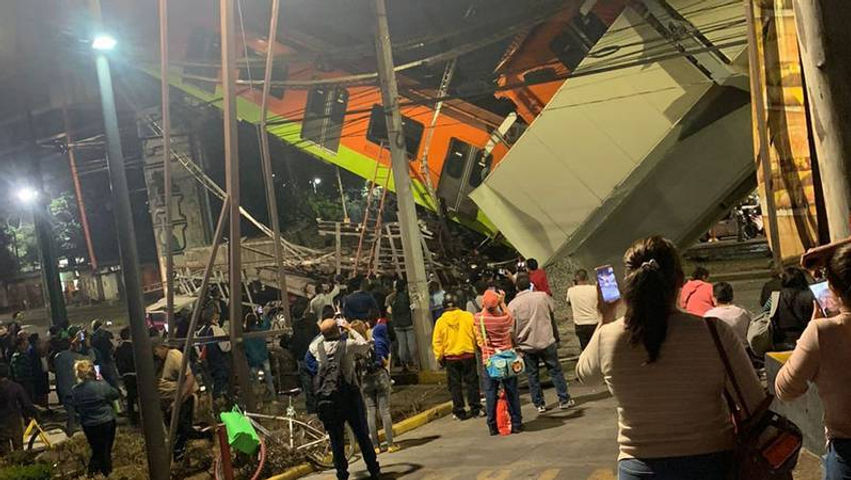 Tragedia en la CDMX, Colapsa línea del metro