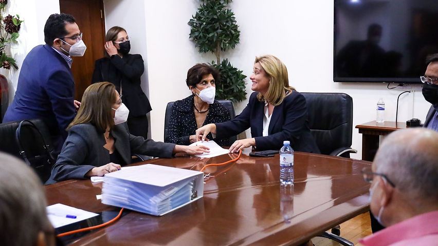 Encabeza Gobernadora mesas de entrega-recepción con Gobierno Estatal Saliente