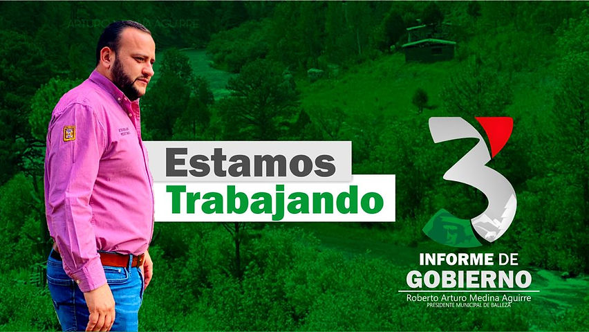 Arturo Medina, prepara el tercer informe
