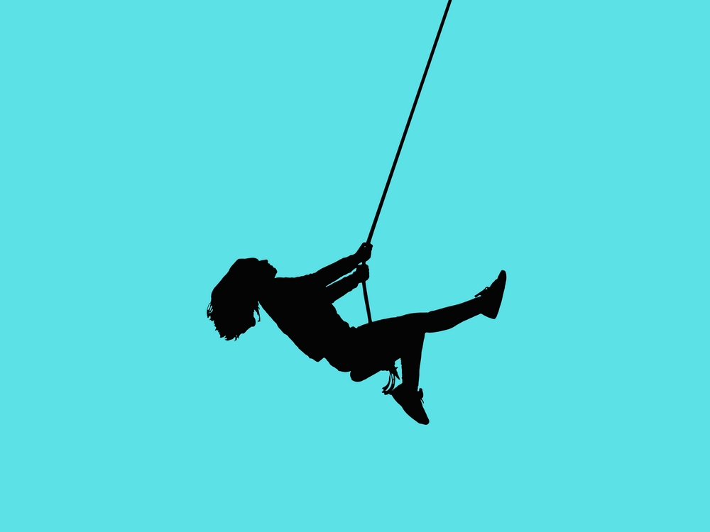 Blanket swings vestibular input and opportunities for communication