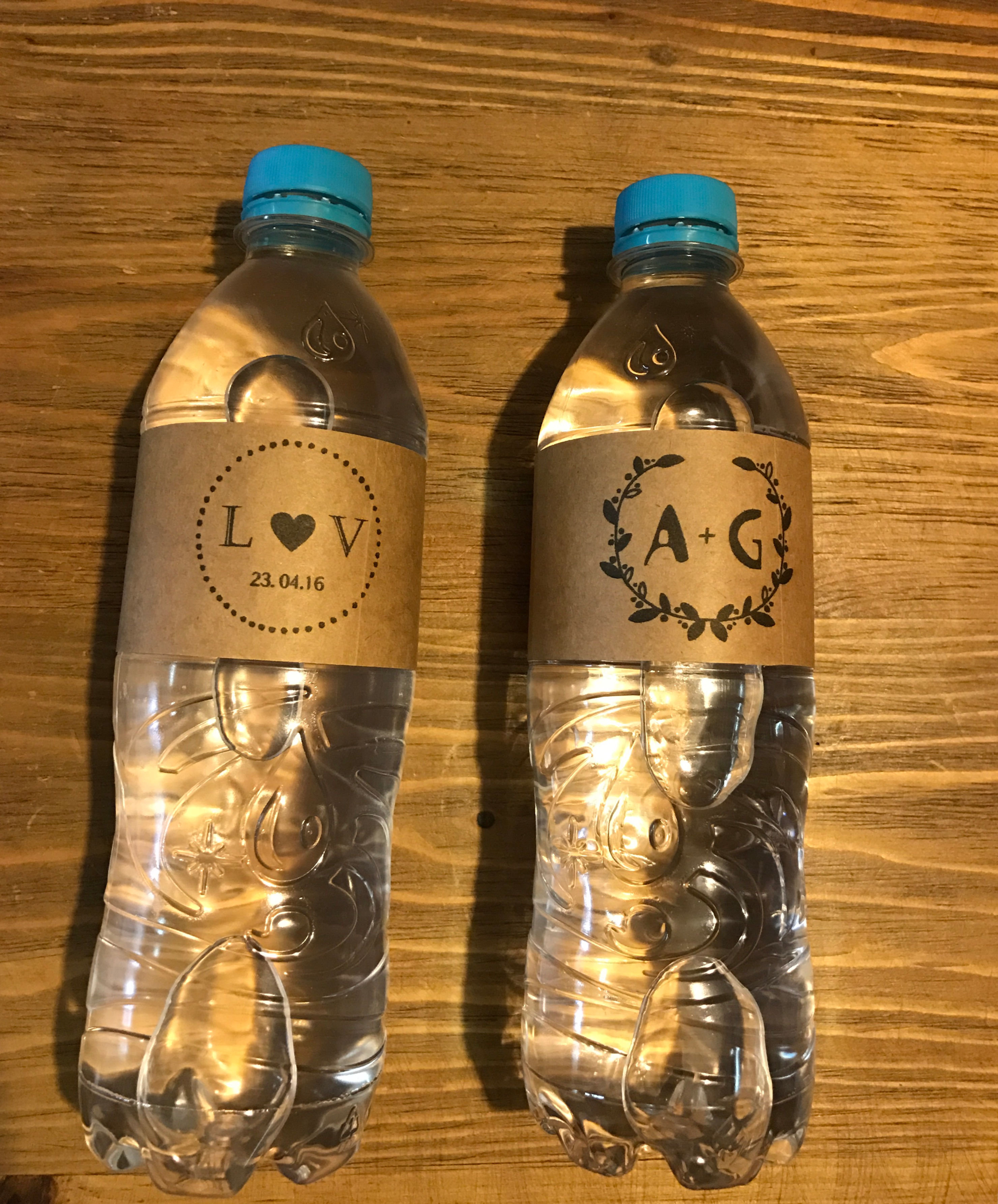 50 Rótulos de água personalizados