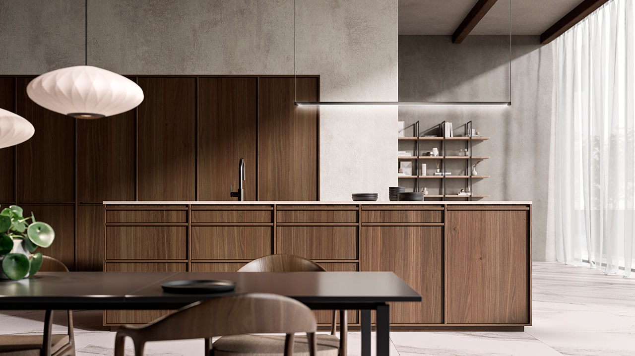 KYOTO-inspired kitchen design in Orange County, CA by LEICHT