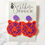 Thumbnail: Orange Tiger Head Earrings