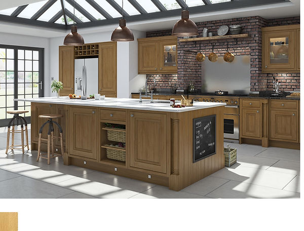 TWYFORD OAK IN-FRAME KITCHEN