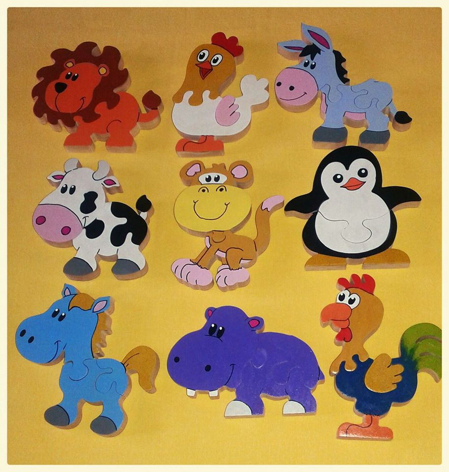 Rompecabezas x 3 pzas