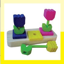 Seriación Flores x 3