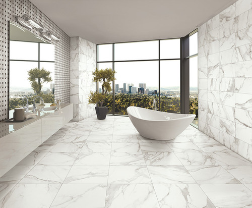 30 x 60 Calacatta Oro Lucido effetto Marmo | Creolatmosfera
